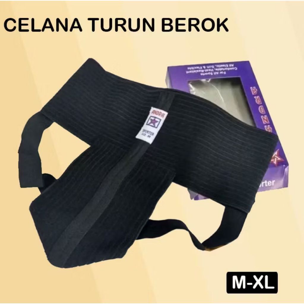 ASLI PROMO Celana Dalam Turun Berok Pria Celana CD Hernia Spoter Penahan Perut Turun Bero