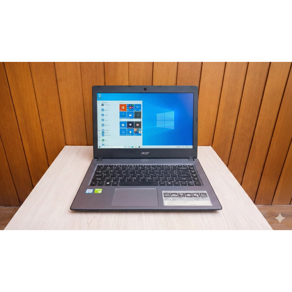 Acer Aspire E5-476G Intel Core i5-8250U NVIDIA GeForce MX150 Ram 4Gb Ssd 256Gb