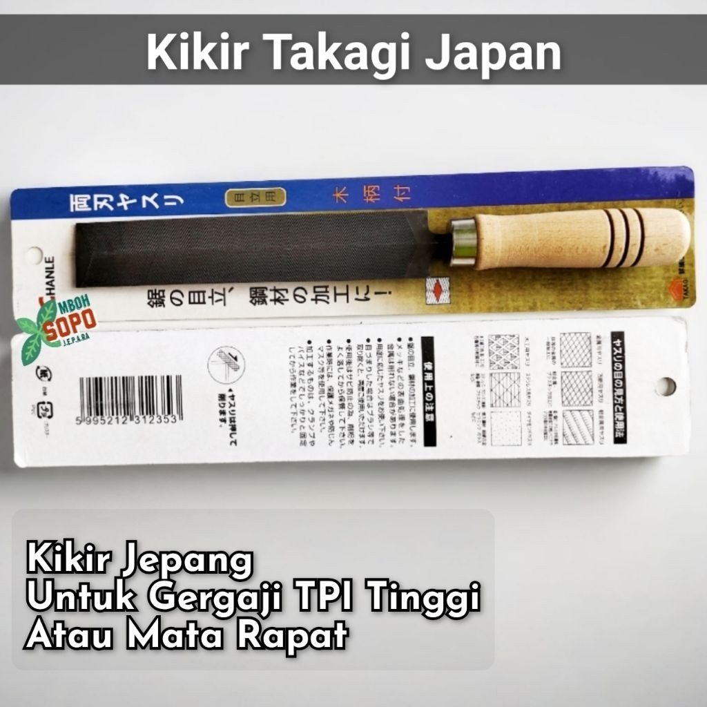 LEMUSHOP Takagi Japan, Kikir Gergaji Bonsai/ Gergaji Mata Kecil/Gergaji Halus