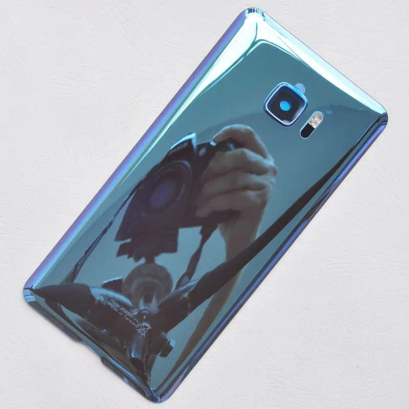 For HTC U Ultra New Original Glass Rear Housing Battery Cover Back Case With Camera Lens+Flash Light