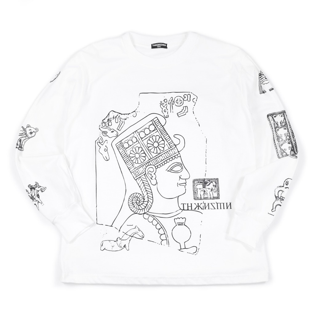 Longsleeve Doretta White Thanksinsomnia