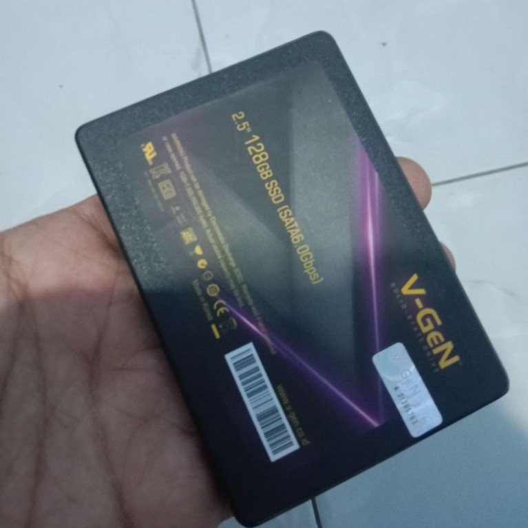 SSD SATA VGEN 128gb bekas/second