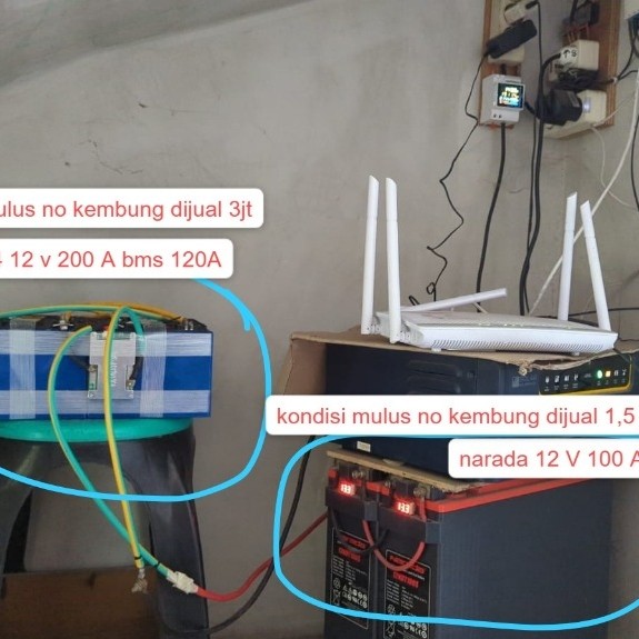 vrla narada100A 12 V mulus no kembung