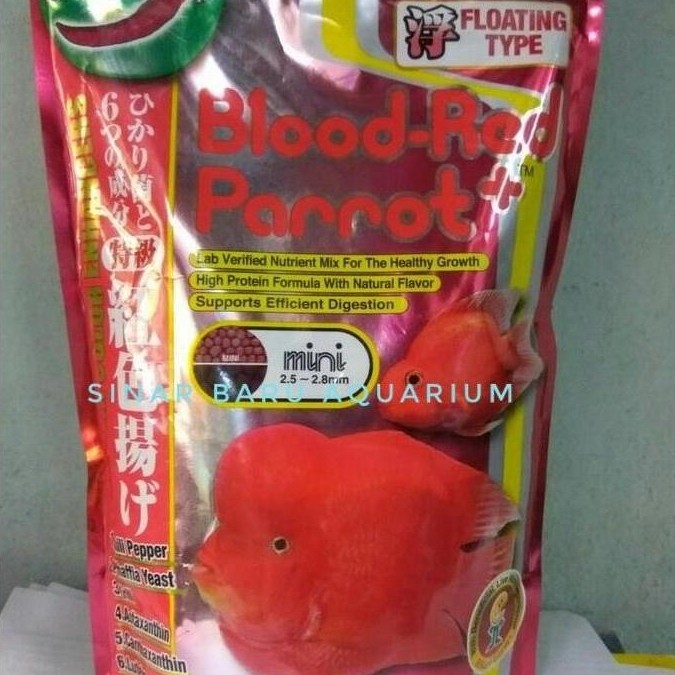 HIKARI BLOOD-RED PARROT + 333 gr ( mini )
