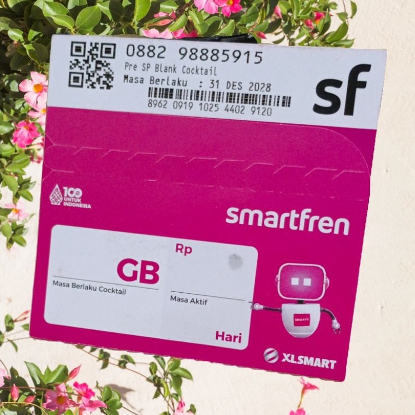 nomor cantik smartfren 88 29 888 59 15 kuota 3gb khusus Jawa Timur
