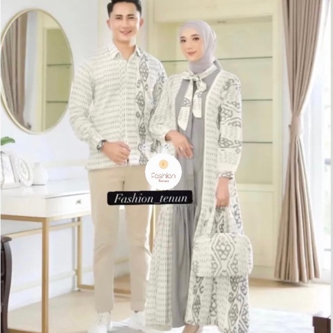 FASHION_TENUN - GHANIA DRES / DRESS LEBARAN / DRESS WANITA / MAXI DRESS / LONG DRESS / DRESS SERAGAM