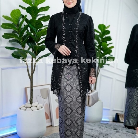 KEBAYA IVORY BROKAT AZZA || KEBAYA BROKAT AZZA || KEBAYA IVORY || KEBAYA MODERN || KEBAYA KEKINIAN