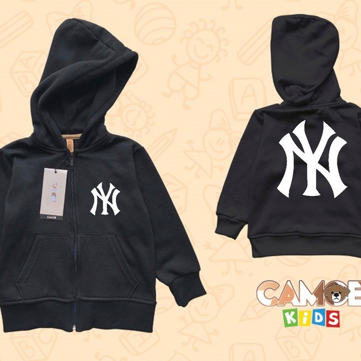 Jaket Hoodie Zipper Anak KIDS New York Yankees