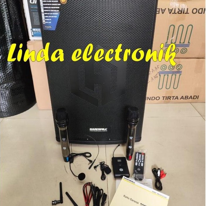 speaker portable wireless hardwell emerald 15 pro emerald 15pro 15''
