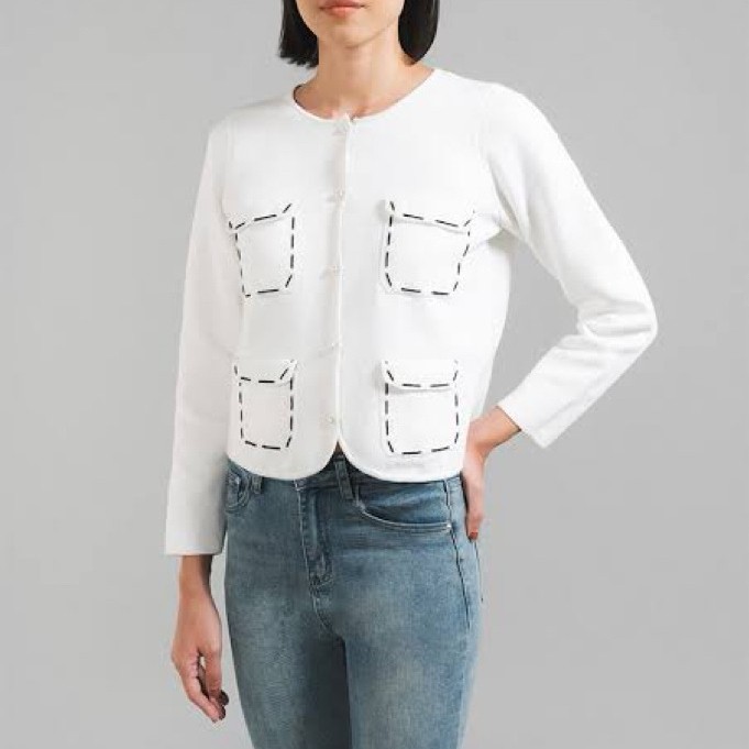 Duma Bahia Cardigan (White)
