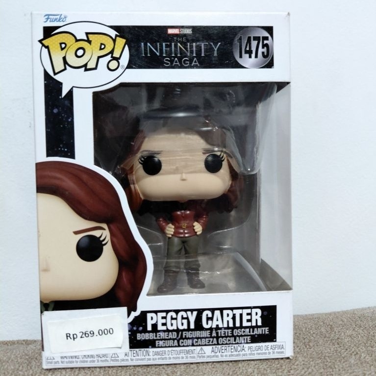 Funko pop figure peggy carter marvel avengers captain america