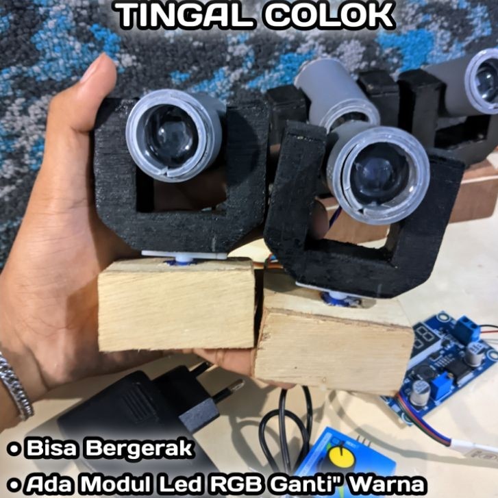 Mini Beam Lighting Lampu Sorot RGB(Bisa Ganti" warna) Sound Miniatur Fulset