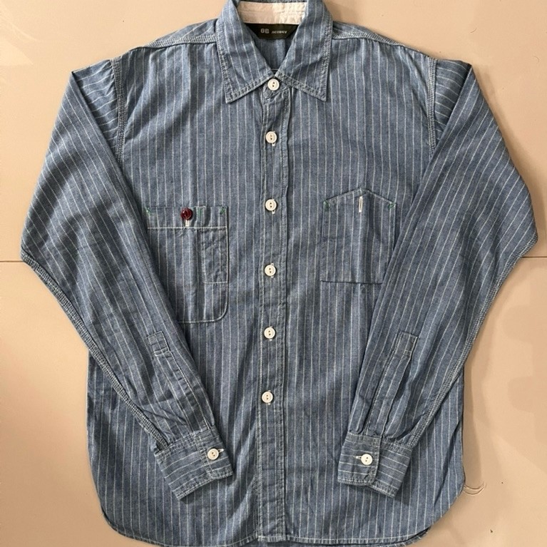 FOB Factory Wabash Chambray Shirt Blue Japanese