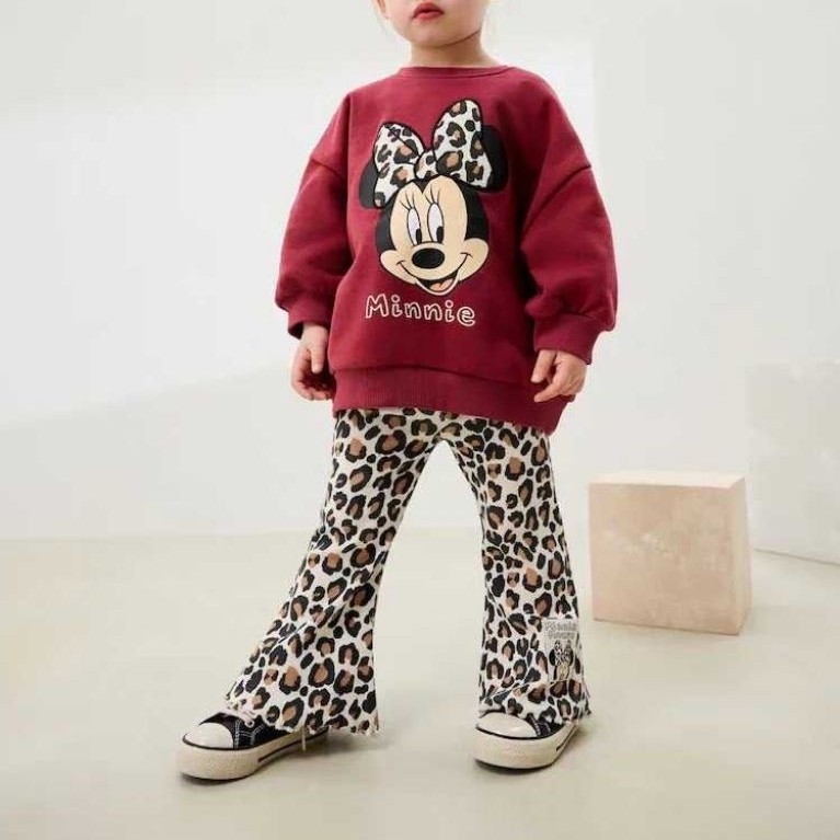 Kiabi - Set Sweater Legging Minnie Leo / Set bayi perempuan