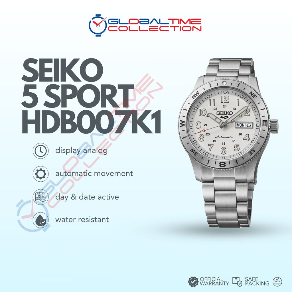 Seiko 5 Sports Field Series HDB007K1 Automatic Compass Bezel 100M Original