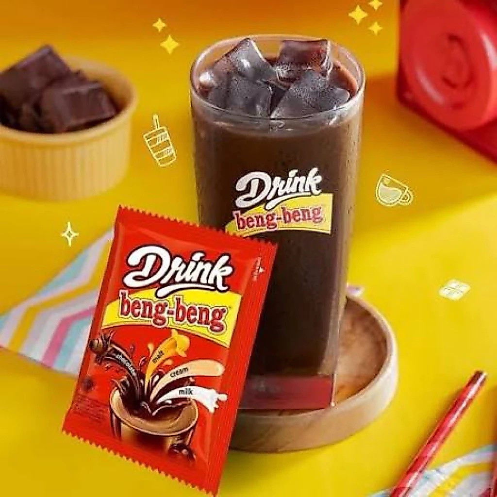 Beng Beng Drink 27gr harga ecer varian renceng / renteng Minuman Cokelat Coklat Drink tanpa free Pra