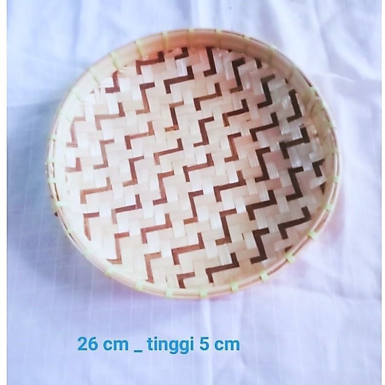 tampah bambu kecil / ukuran dia meter 26 cm  COD
