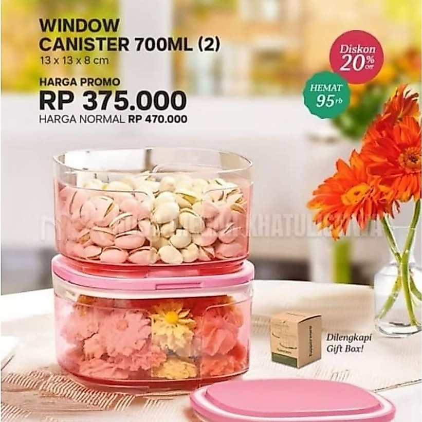 toples kristal tupperware