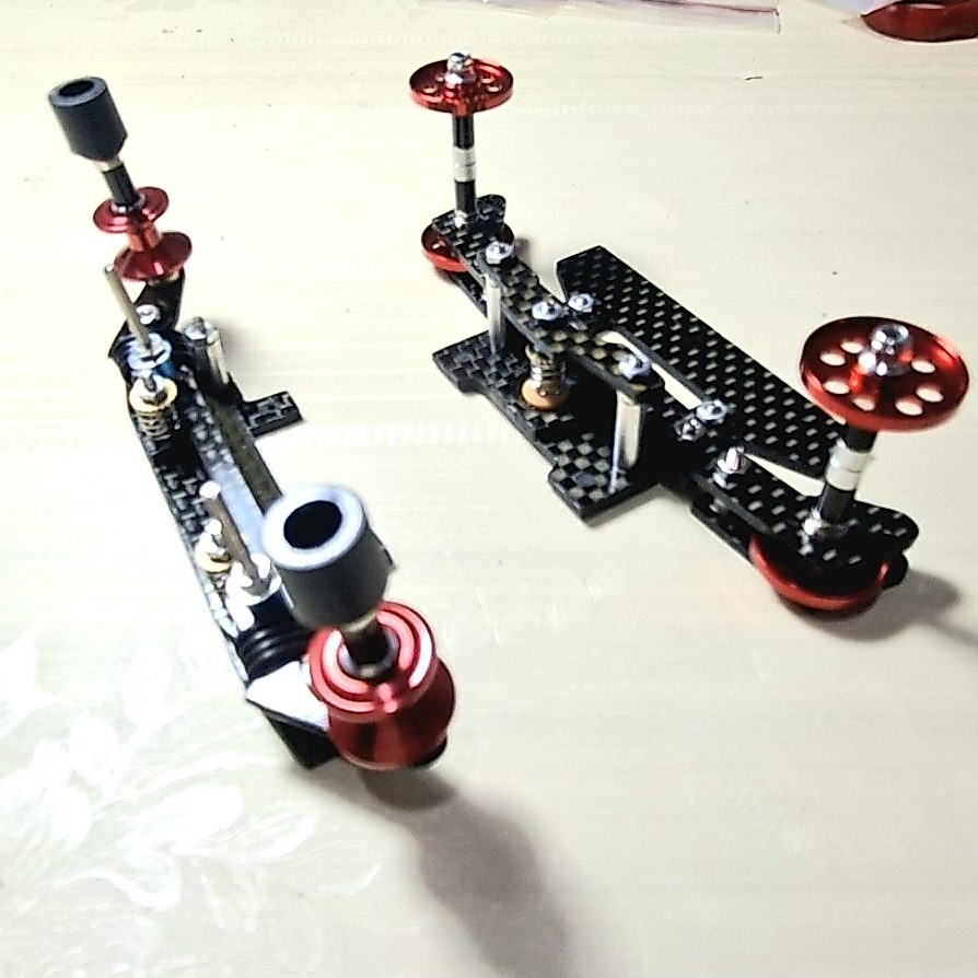 STO Bumperset Carbon + Pivot Anchor + Roller - Tamiya Rep