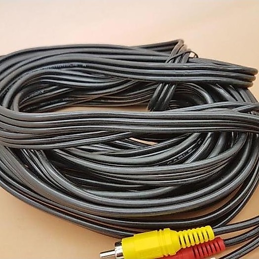 Kabel Rca 3 K 3 Male Panjang 10 Meter Merk Suoer 3 Jalur ( Cable Rca ) Terlaris