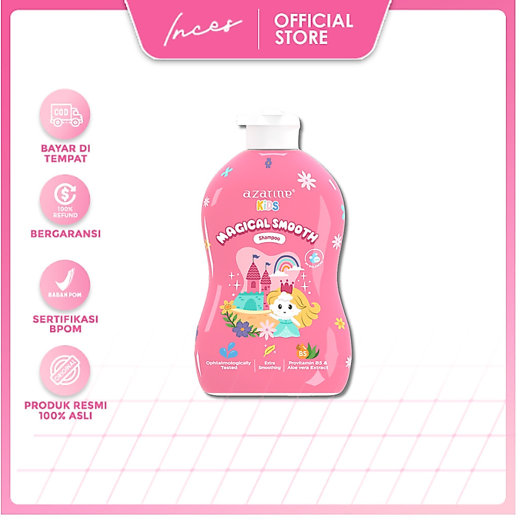 INCES - Azarine Kids Magical Smooth Shampoo Anak 300ml