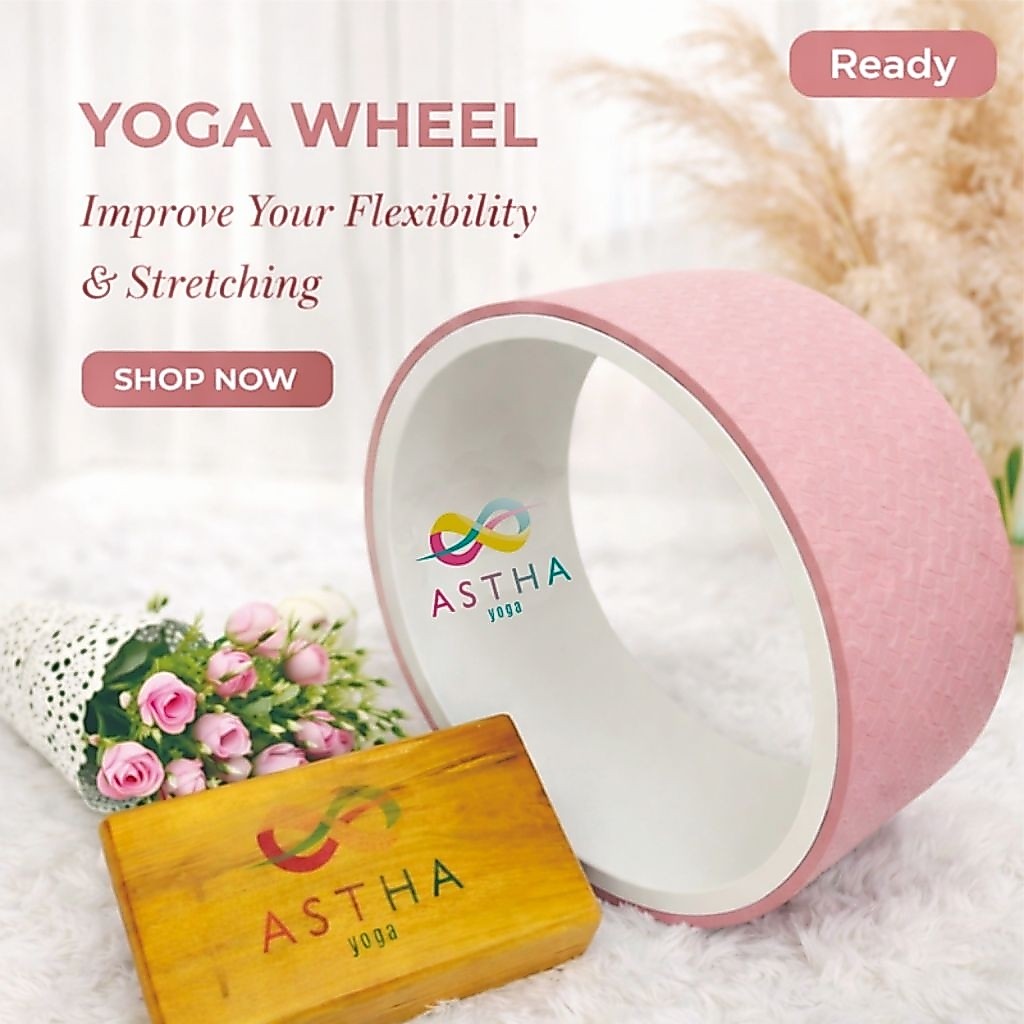 READY  Slim Yoga Wheel / Yoga Wheel Slim 15cm/ alat terapi punggung / yoga wheel stabil / yoga wheel