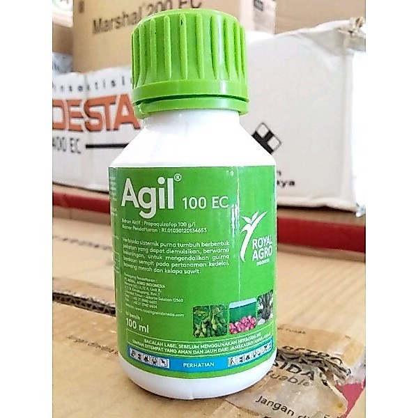 Herbisida Selektif Bawang Kedelai Kacang Hijau Cabe AGIL 100ml