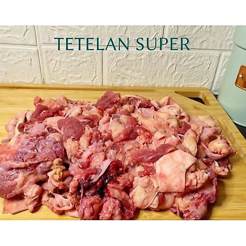 Tetelan Sapi SUPER [MURAH] / Lemak / Otot / Daging Super / Sapi Lokal