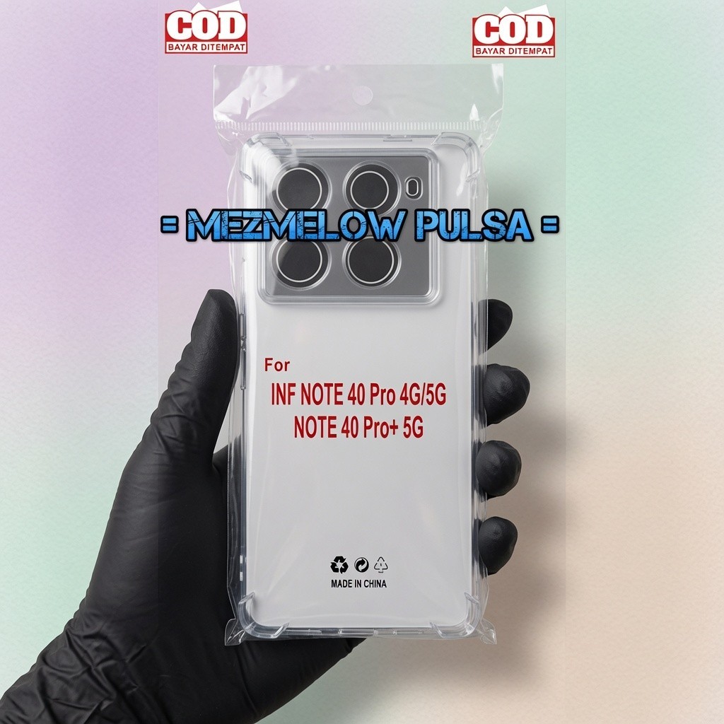 Caseng / Case Softcase Silikon Transparant Casing Case INFINIX NOTE 40 PRO 4G / NOTE 40 PRO 5G / INFINIX NOTE 40 PRO PLUS 5G