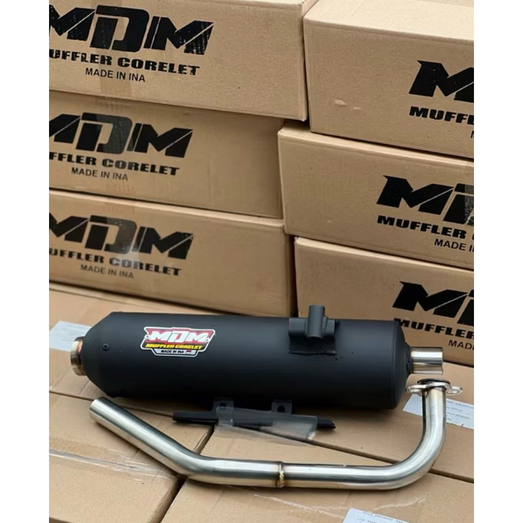 KNALPOT MATIC MONCONG SHIJIRO MDM TB BeAT Deluxe ALL MATIC honda beat scoopy karbu/scoopy fi/scoopy 