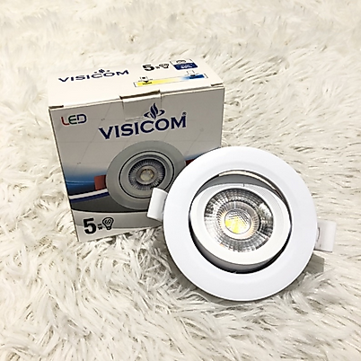 Downlight Spot LED 5 watt 7 watt Cahaya Putih / Kuning Lampu Tanam SpotLight Visicom