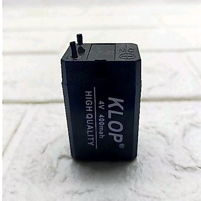 Baterai cas 4volt 400mAh