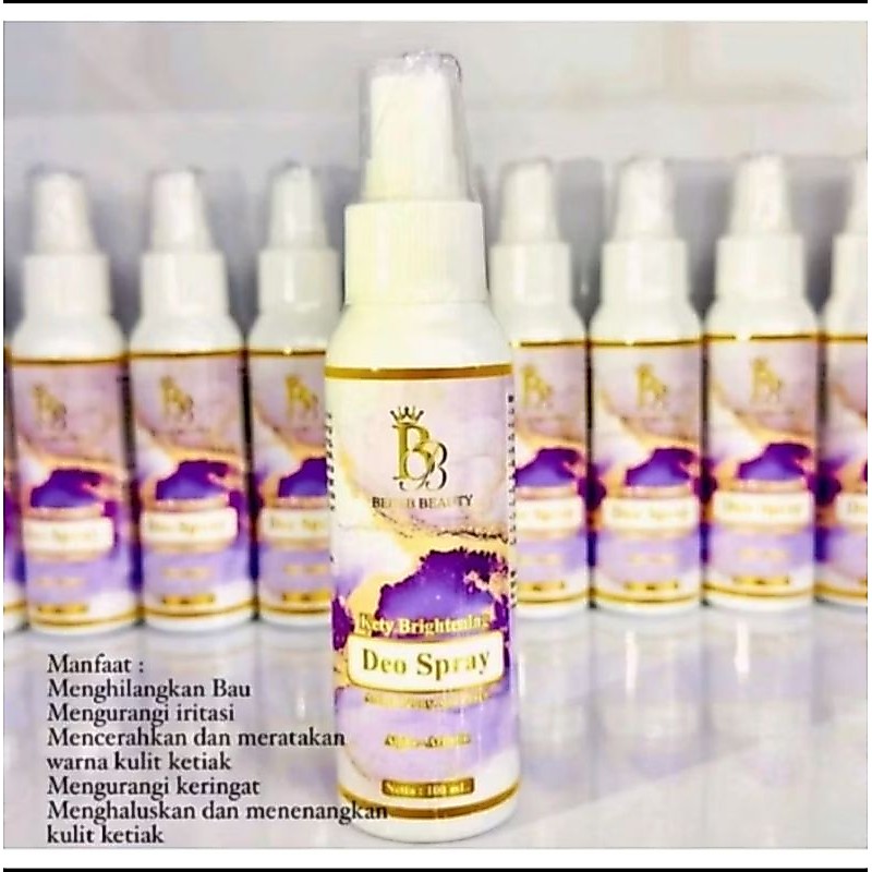 KETY BRIGHTENING DEODORANT SPRAY BEBEB BEAUTY BPOM 100ML