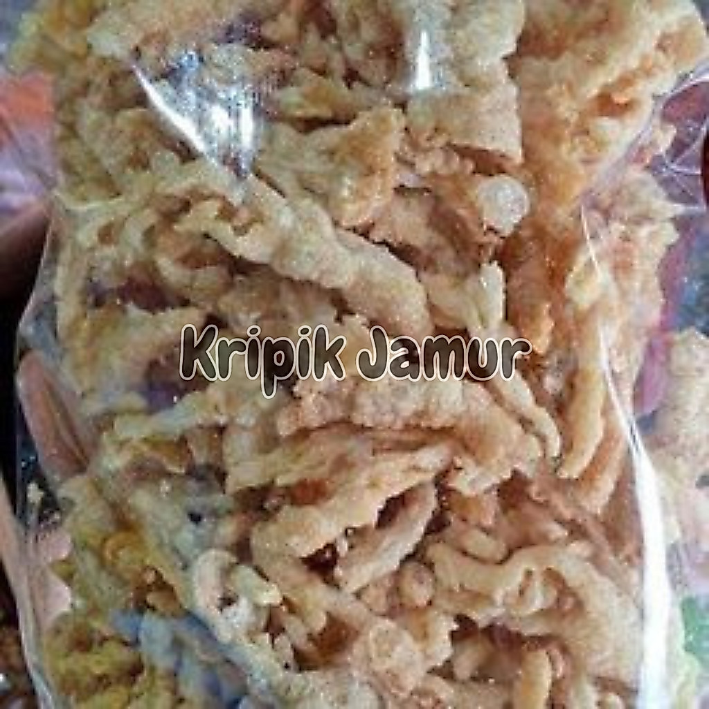 kripik jamur jamur crispy 1kg jamur krispi 1 kg keripik jamur tiram