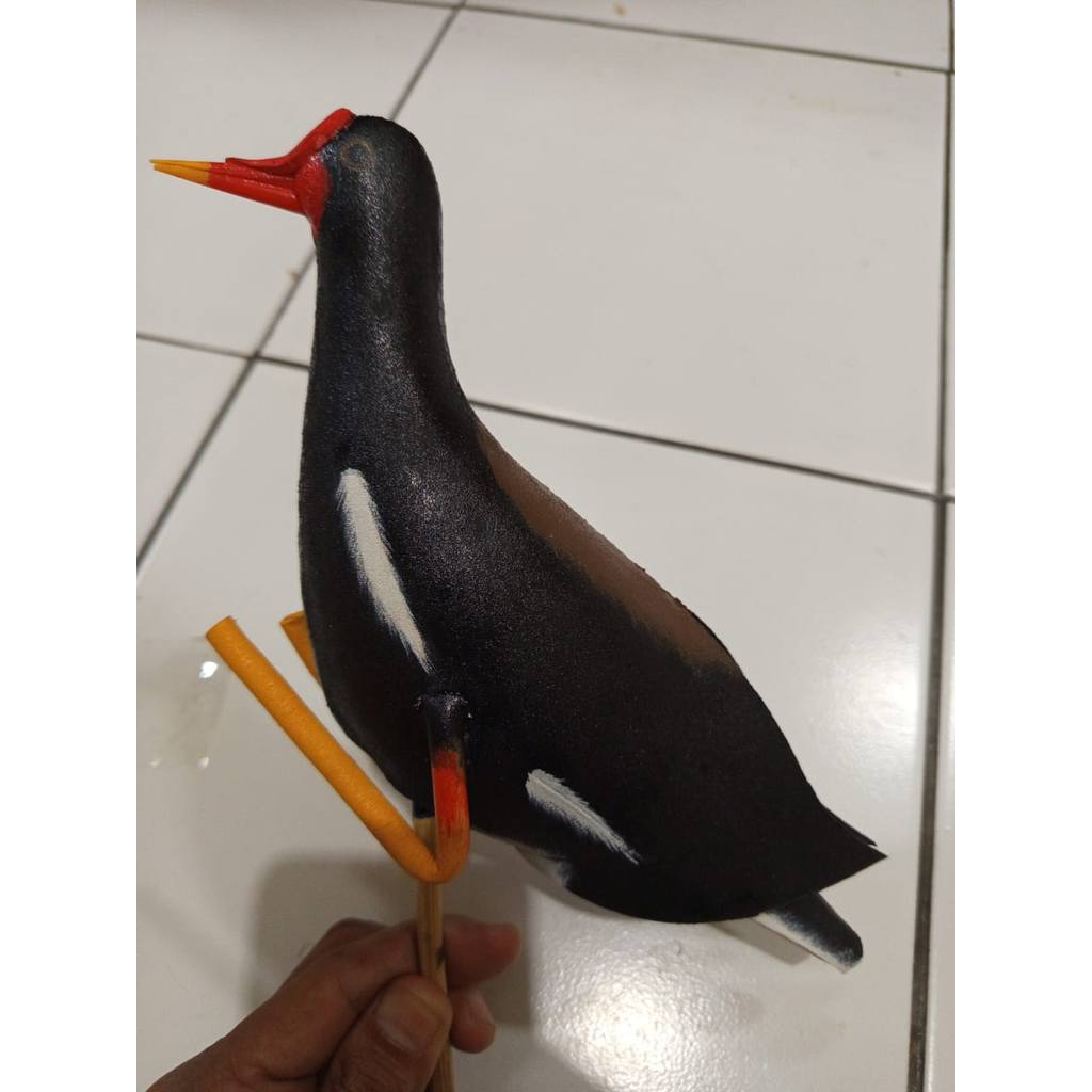 JONTROT BURUNG MANDAR BATU PERUK PATUNG BURUNG MANDAR TAHAN AIR MURAH MERIAH