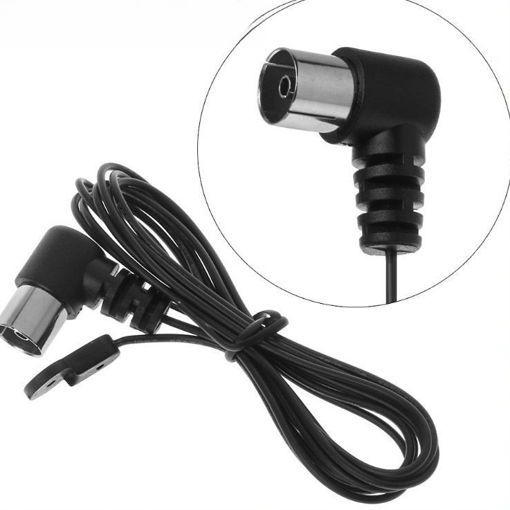 Antena Radio FM F Adapter Konektor Female 75 Ohm Kabel Booster Sinyal Stereo Receiver Audio