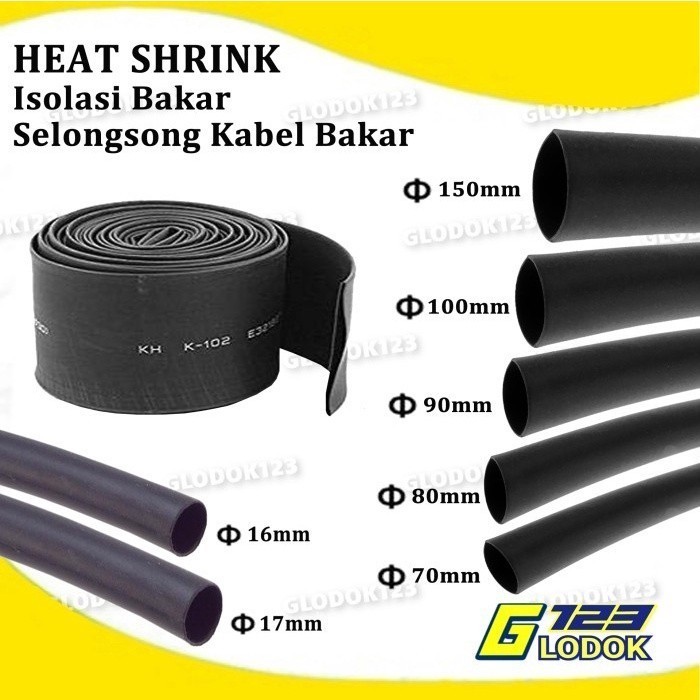 Heat Shrink Kabel Bakar Konektor Penyambung Kabel Isolasi Bakar Ukuran Besar