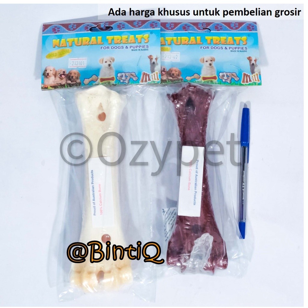 OZYPET & NATURAL TREATS 100% Calcium Press Bone Dog Snack Tulang Anjing dari Kalsium K 2131