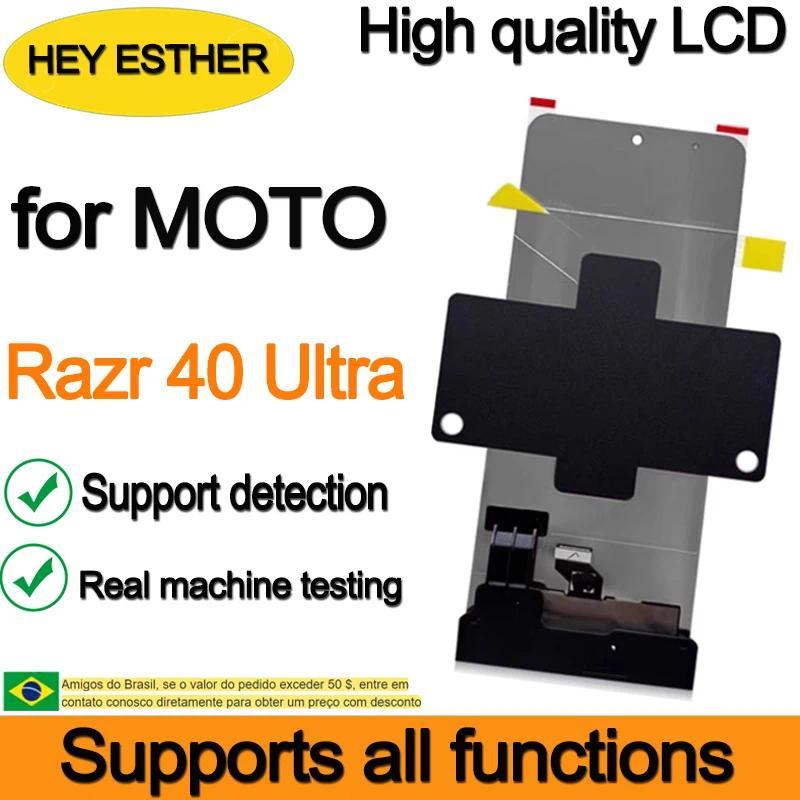 AMOLED Second External LCD For Motorola Razr 40 Ultra splay Touch Screen For Moto Razr 40Ultra XT232