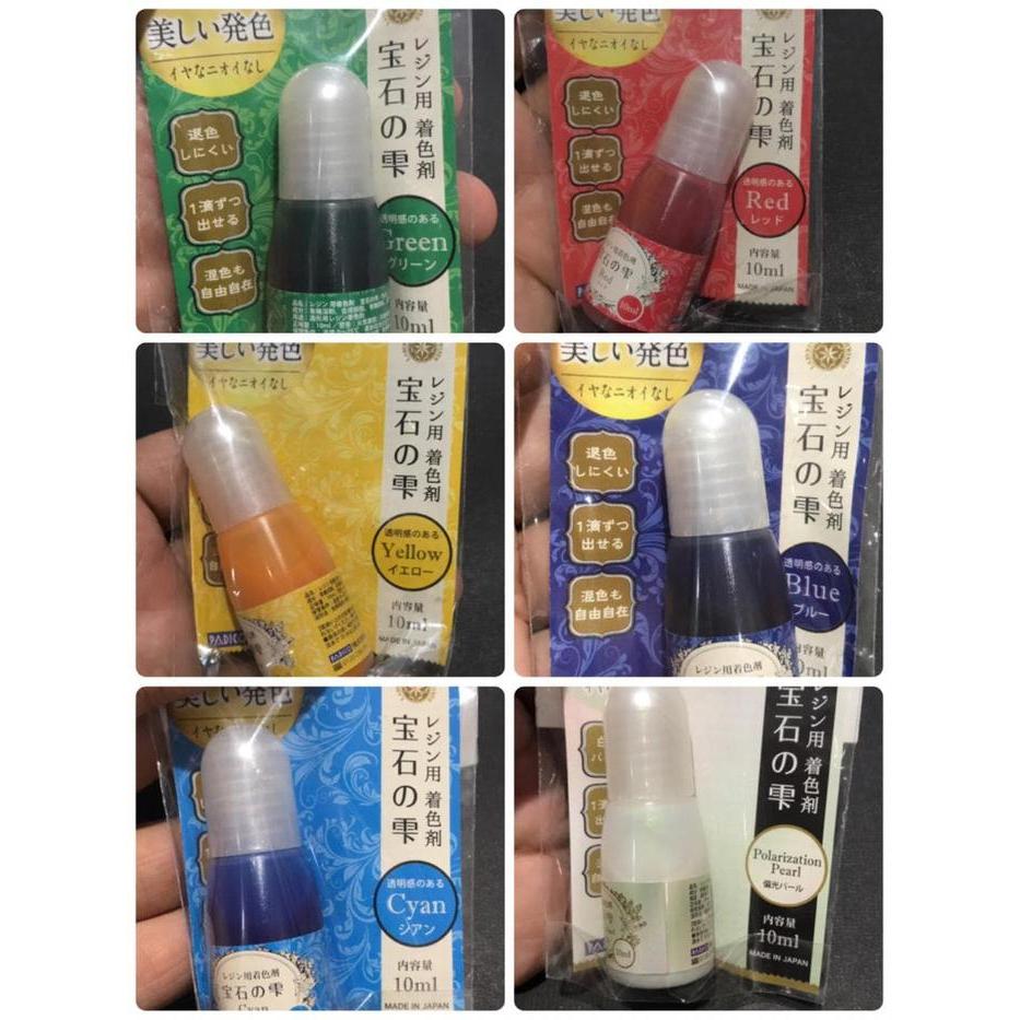 READY Done Handymade Pigmen UV Resin Padico Japan Pewarna Resin 10ml pewarna resin transparan - Hita