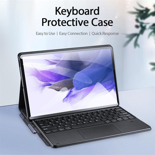 KEYBOARD CASE FOR SAMSUNG TAB S7 FE 5G / TAB S7 PLUS DUX DUCIS KEYBOARD CASE - Hitam, TAB S7