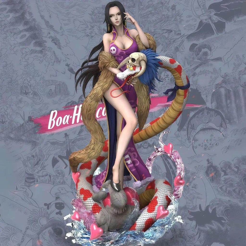38cm One Piece Figure Boa Hancock Japanese Anime Girl PVC Action Toy GK One Piece Game Statue Adult