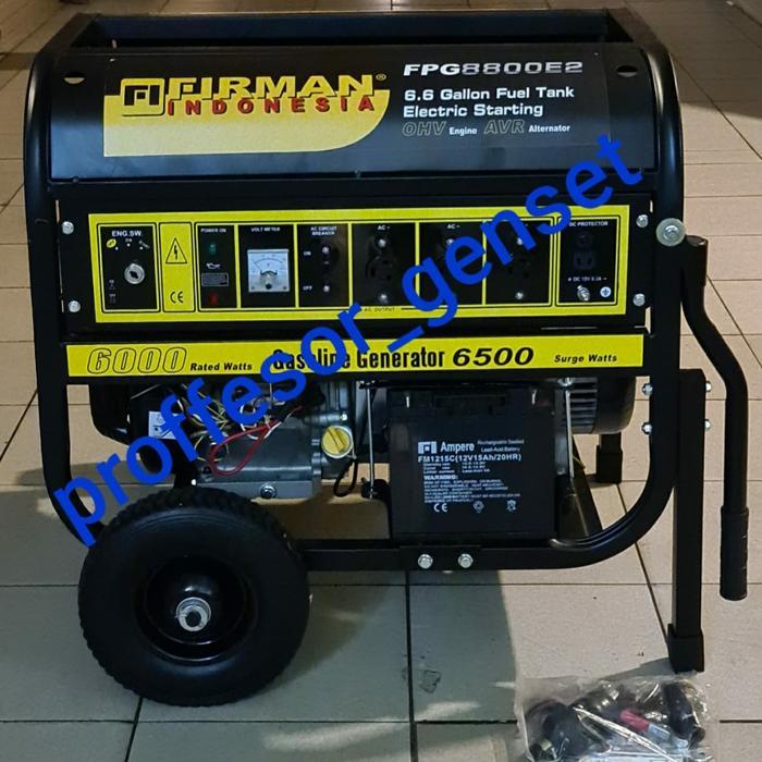 Genset 6000 watt - 6500 watt 8 kva Firman gasoline FPG 8800 E2