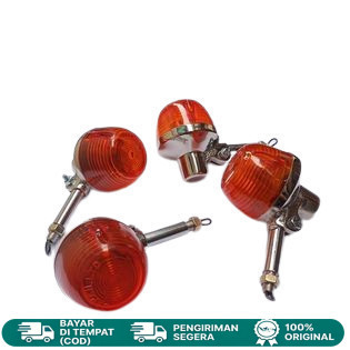 sen /riting CB200 Honda XL 1 set (2 biji ) lampu riting CB200 besi
