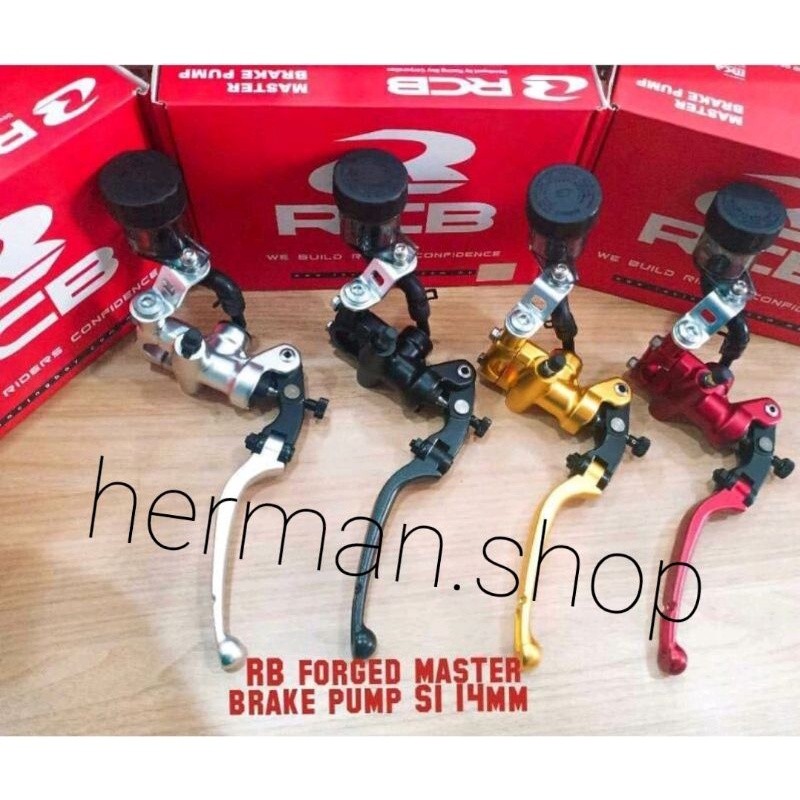 Master Rem RCB Radial S1 set Kopling E2 / Master rem set rcb radial s1 hitam merah gold silver biru 