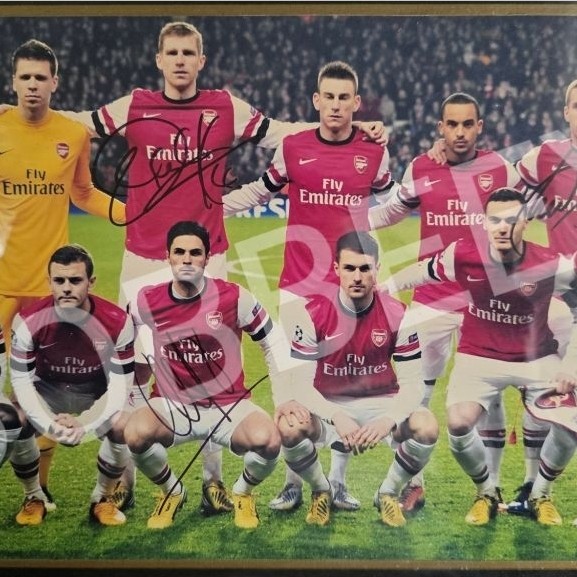 Poster Arsenal - Arsenal 2012/2013 Player Signed