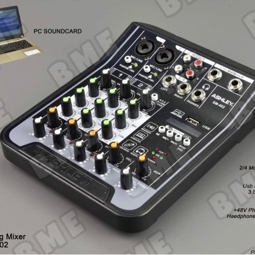 Mixer Ashley SM402 / SM-402 / SM 402 4 chanel ORIGINAL BLUETOOTH