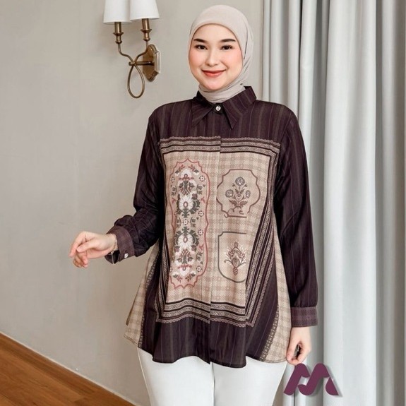 Afiya shirt Hmf luxury / kemeja Hmf luxury / atasan Hmf luxury / Hmf luxury