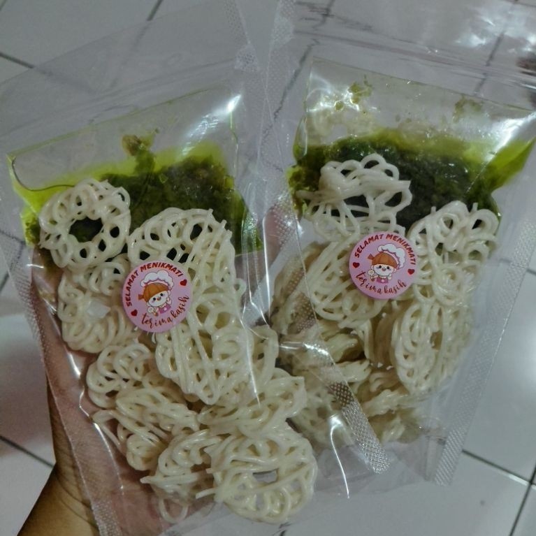 (Paket bundling isi 2) Seblak Coet Instan pedas gurih sambel ijo/Seblak mamang Rafael