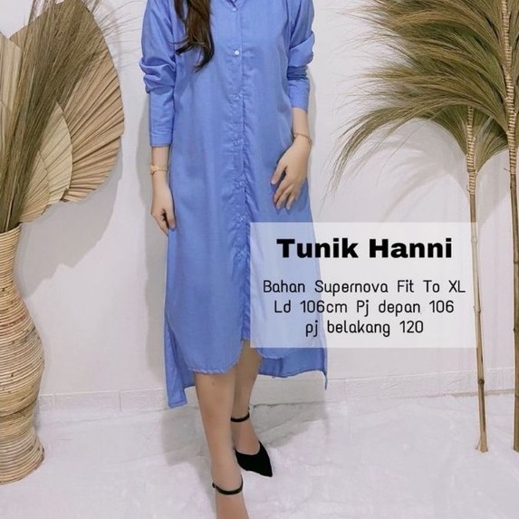 JCMP -Tunik Hanni / Tunik Wanita Simple Terbaru / Tunik Fashion Kekinian